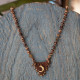 Bohemian macrame necklace 1002840