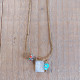 Mexican heart and skull necklace 1002841