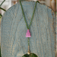 Rosary style Buddha necklace 1002880
