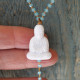 Rosary style Buddha necklace 1002881