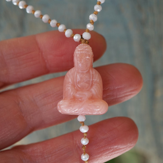 Rosary style Buddha necklace 1002882