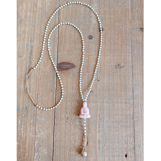Rosary style Buddha necklace 1002882