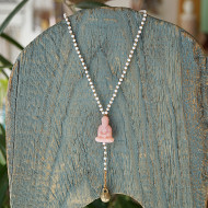 Rosary style Buddha necklace 1002882