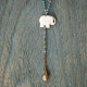 Rosary style elephant necklace 1002895