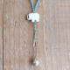 Rosary style elephant necklace 1002895
