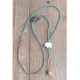 Rosary style elephant necklace 1002895