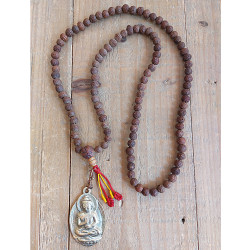 Buddha pendant mala necklace 1002922