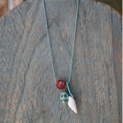 Chain shell necklace 1002931