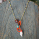 Chain shell necklace 1002932