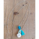 Chain shell necklace 1002935