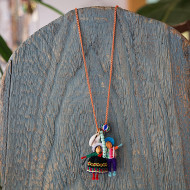 Worry doll chain necklace 1002939
