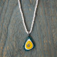 Blown glass necklace 1002949