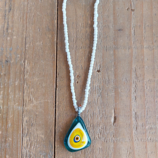 Blown glass necklace 1002949