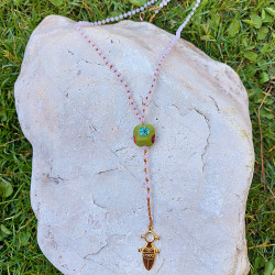 Rosary style necklace 1002962