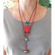 Rosary style necklace 1002963