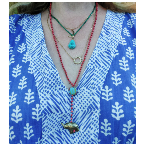 Rosary style necklace 1002963
