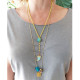 Rosary style necklace 1002971