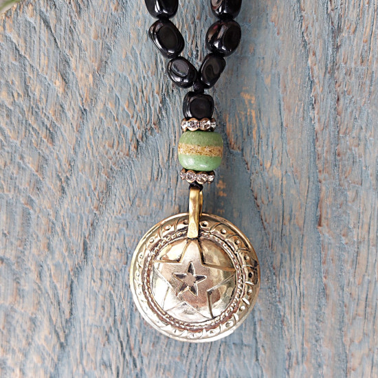 Tibetan pendant necklace 1003028