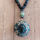 Tibetan pendant necklace 1003028