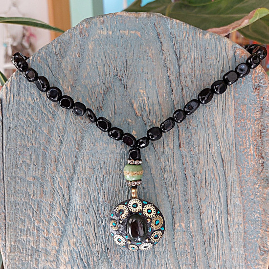 Tibetan pendant necklace 1003028