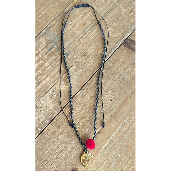 Skull necklace 1003036