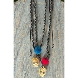 Skull necklace 1003036