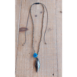 Leaf necklace 1003037