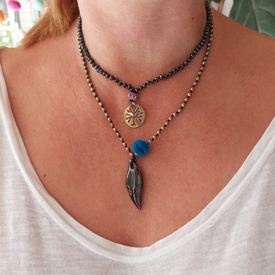 Leaf necklace 1003037