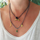 Metal tooth charm necklace 1003038