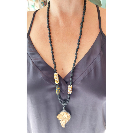 Lion pendant necklace 1003072