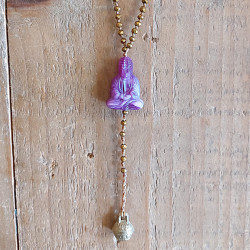 Rosary style Buddha necklace 1003079