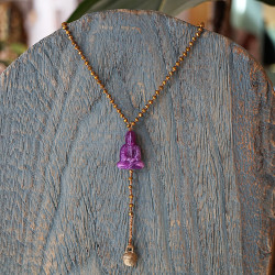 Rosary style Buddha necklace 1003079