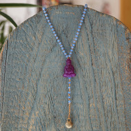 Rosary style Buddha necklace 1003087