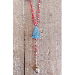 Rosary style Buddha necklace 1003088