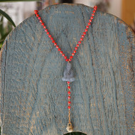 Rosary style Buddha necklace 1003088