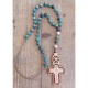 Ethiopian Copper Cross Pendant 1003089