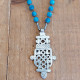 Ethiopian Cross Pendant Necklace 1003091