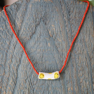Colorful Hippie Boho necklace 1003111