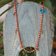 Boho Chic Crystal Bead Necklace 1003130