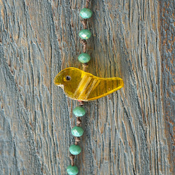 Boho Chic Crystal Bead Necklace 1003131