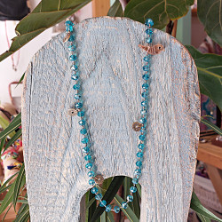Boho Chic Crystal Bead Necklace 1003132