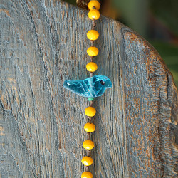 Boho Chic Crystal Bead Necklace 1003133