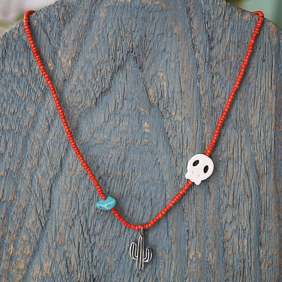 Cactus necklace 1003150
