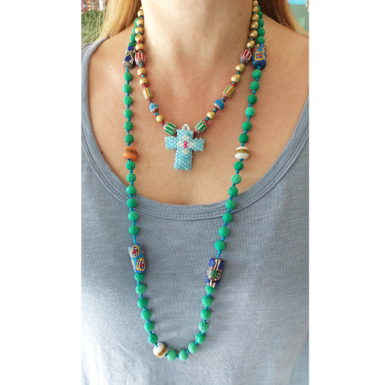 Tribal necklace 1003173