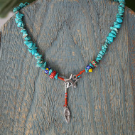 Boho chic necklace 1003176