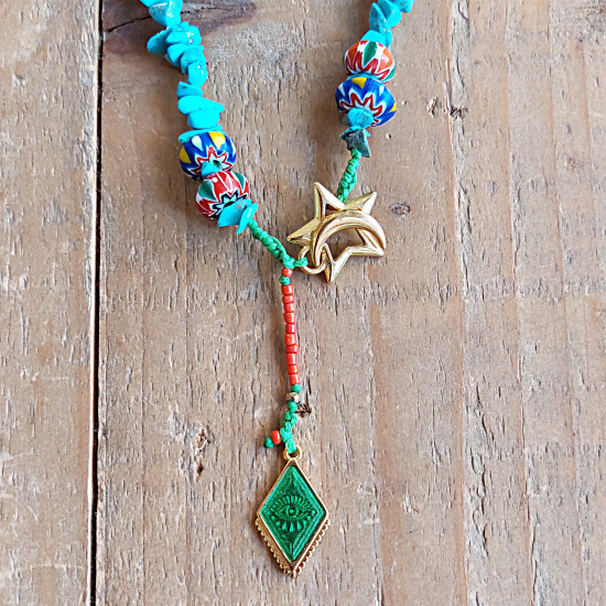 Boho chic necklace 1003177
