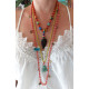 Blown glass necklace 1003189