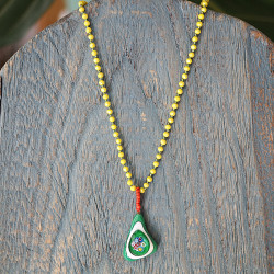 Blown glass necklace 1003189