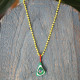 Blown glass necklace 1003189