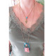 Necklace with Stainless Steel Chain & Talisman Pendant 1003202